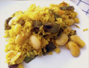 Arroz con verduras fácil y rico