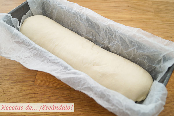 Receta de pan de molde casero