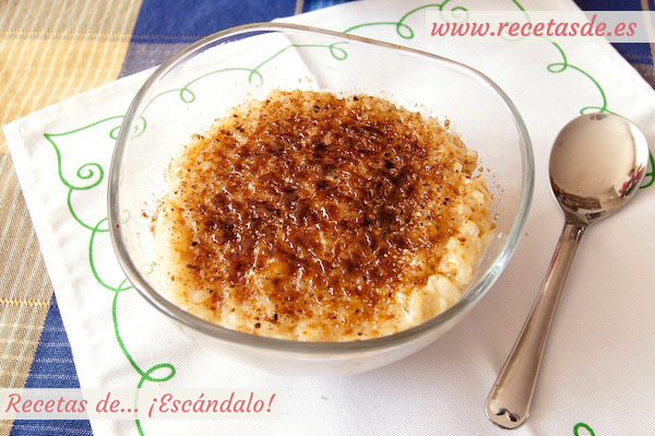 Receta tradicional de arroz con leche