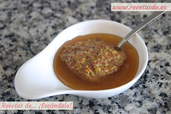 Receta de salsa de mostaza y miel