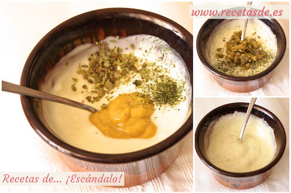 Cómo preparar salsa deluxe para las patatas