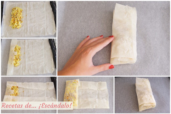 Como hacer los rollitos de primavera caseros al horno