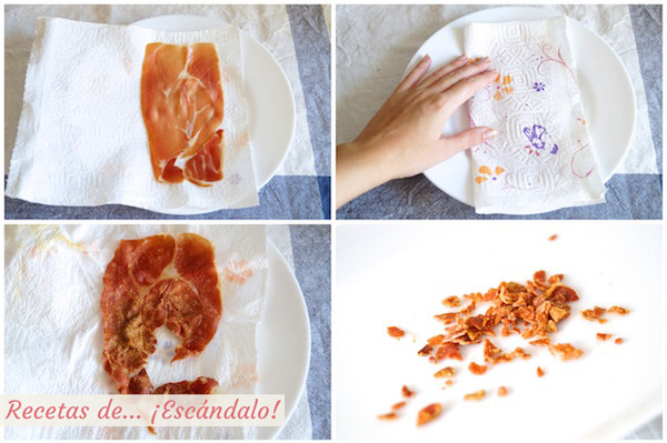 Crujiente de jamón