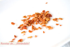 Cómo hacer crujiente de jamón serrano en el microondas