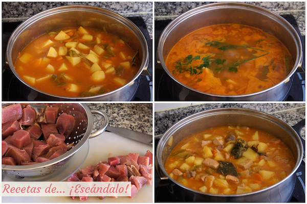 Receta de marmitako de bonito