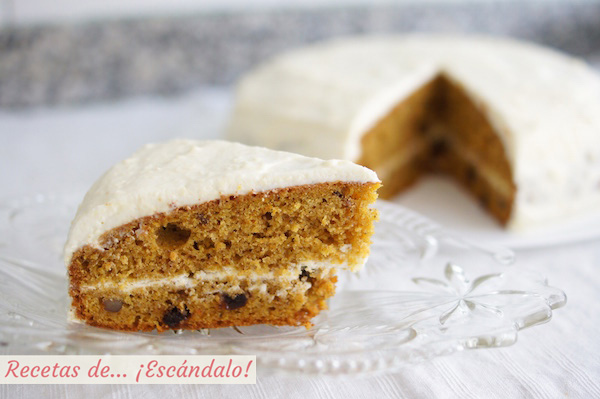 Tarta de zanahoria o carrot cake, la receta de un pastel irresistible