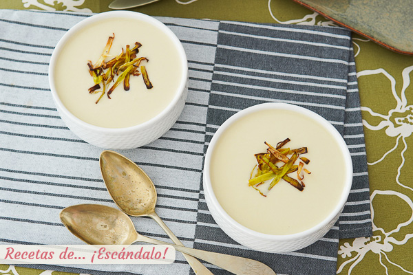 Como hacer vichyssoise tradicional, una crema fria deliciosa