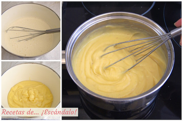 Receta de crema pastelera casera y facil
