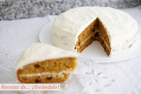 Tarta de zanahoria o carrot cake