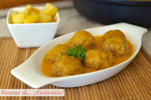 Receta de albondigas de carne en salsa caseras, la mejor