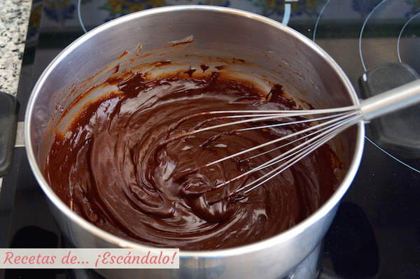 Mezcla para preparar las trufas