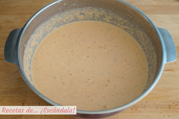 Mezcla pastel de salmon fresco