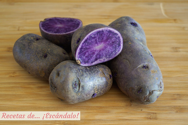 Patata morada