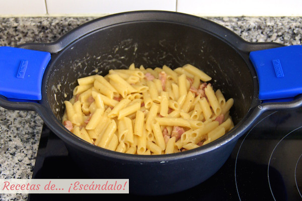 Macarrones a la carbonara