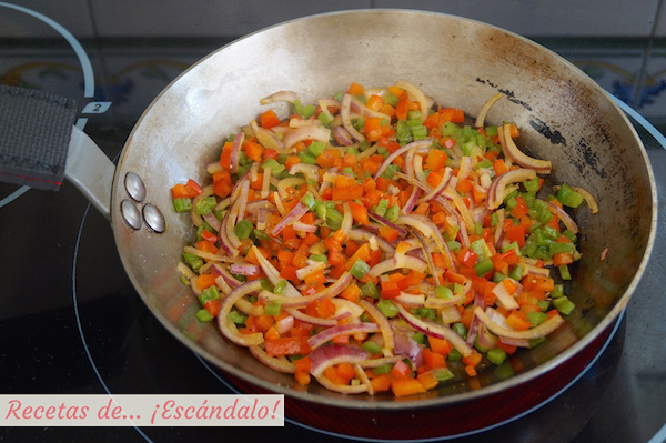 Salteado de verduras