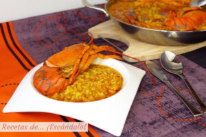 Receta de arroz caldoso con bogavante