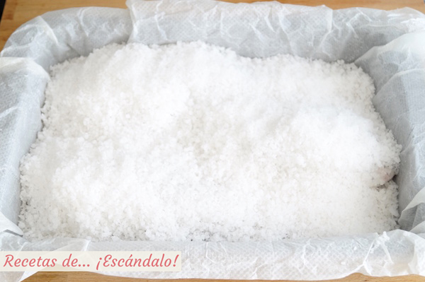 Dorada a la sal al horno