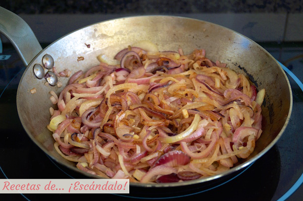 Cebolla morada y cebolla blanca