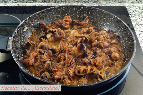 Pulpitos encebollados