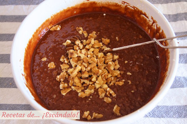Brownie con nueces