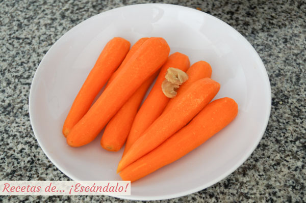 Zanahorias peladas
