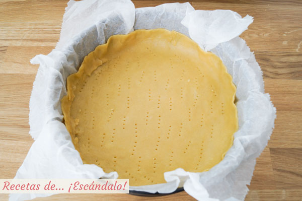 Masa quebrada para quiche