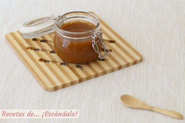 Receta de caramelo salado casero o toffee