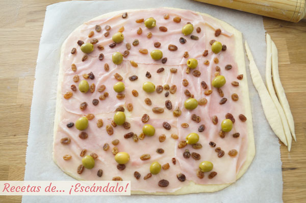 Pan de jamon relleno