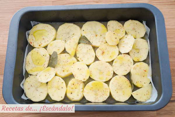 Patatas asadas al horno
