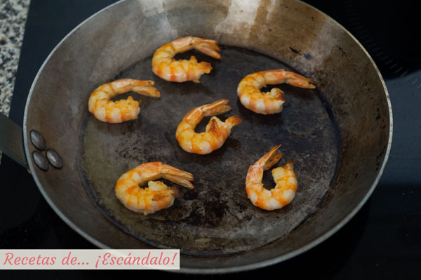 Langostinos a la plancha