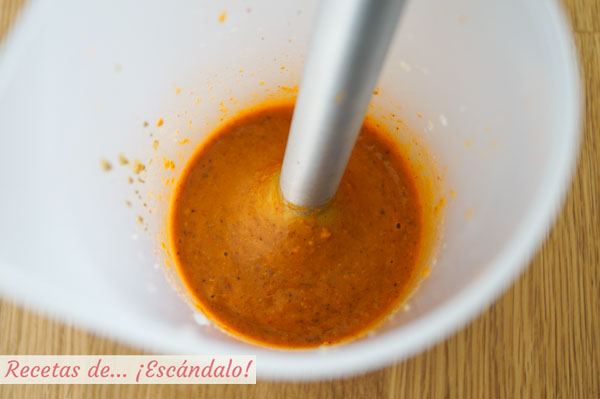 Majada para los garbanzos con espinacas