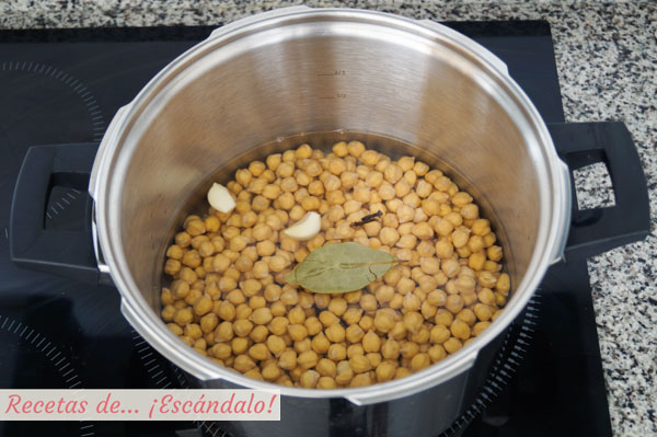 Como cocer ganbanzos