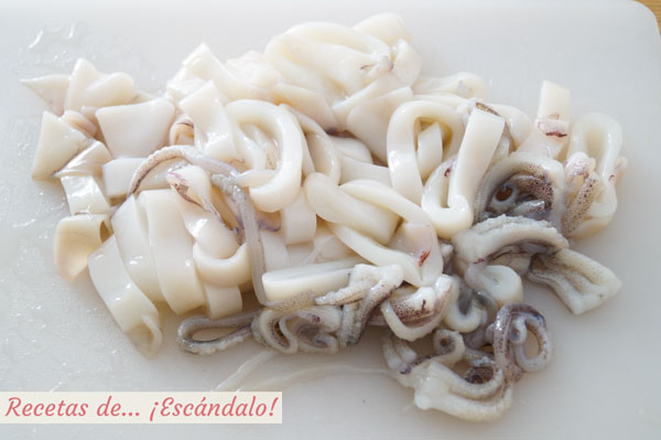 Calamares en anillas