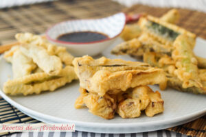 Tempura de verduras con trucos para que sea crujiente y nada aceitosa