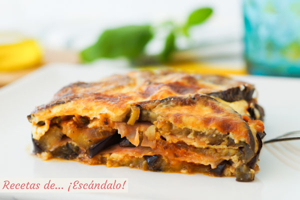 Como hacer pastel de berenjenas al horno con crema de queso