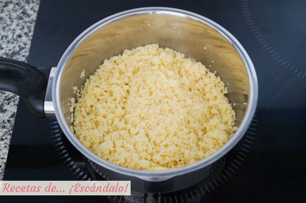 Cous cous o cuscus cocido