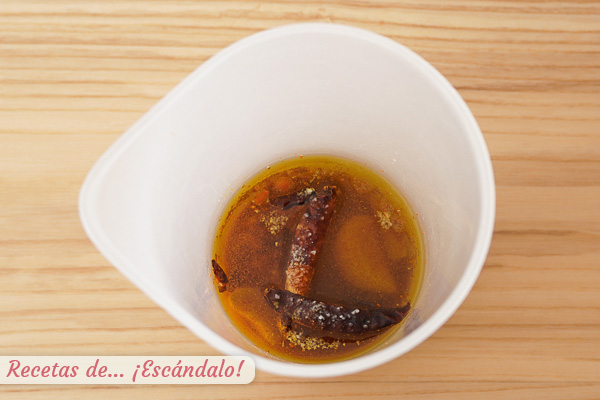 Ingredientes mojo picon rojo canario