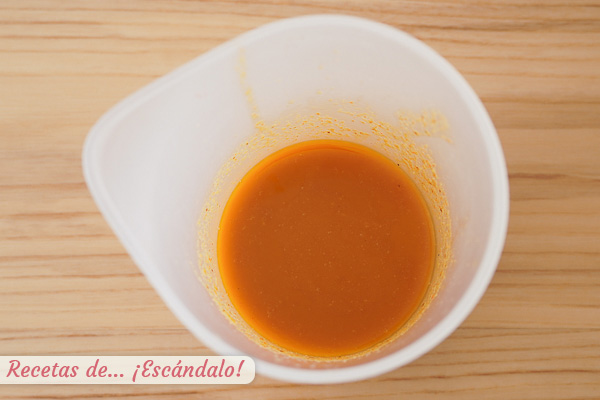 Mojo picon rojo canario casero