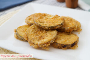 Berenjenas rebozadas fritas y crujientes sin que te queden aceitosas