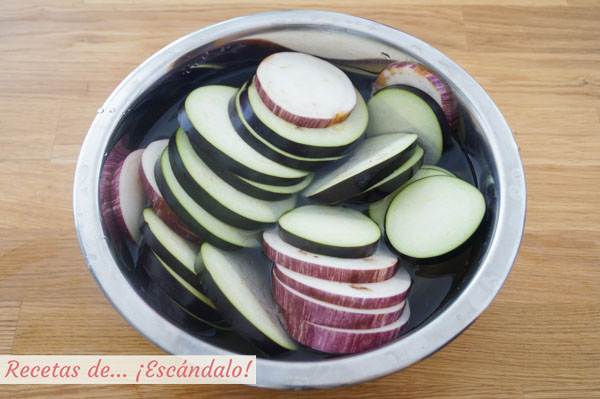 Berenjenas sin aceite