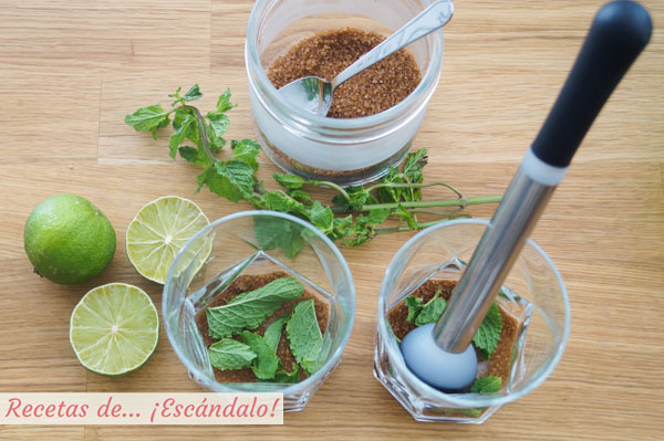 Ingredientes mojito cubano