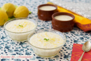 Receta de mousse de limón con leche condensada. Postre fácil
