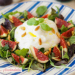 Burrata con ensalada de higos