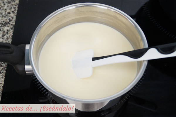 Panacota o panna cotta italiana de nata