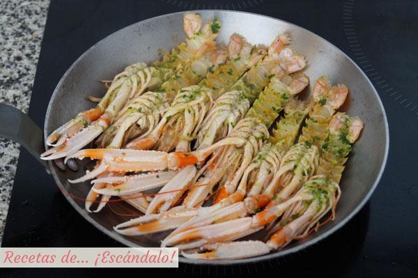 Cigalas a la plancha