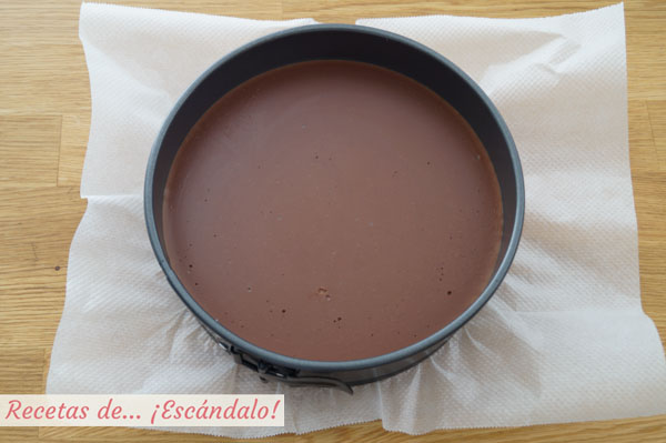 Como hacer la tarta de tres chocolates