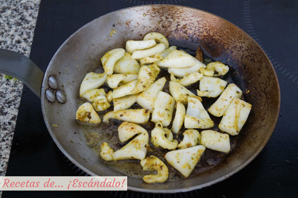 Sepia a la plancha tierna y facil