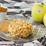 Tartar de salmón y manzana