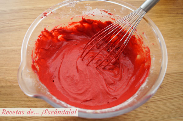 Masa para tarta Red Velvet