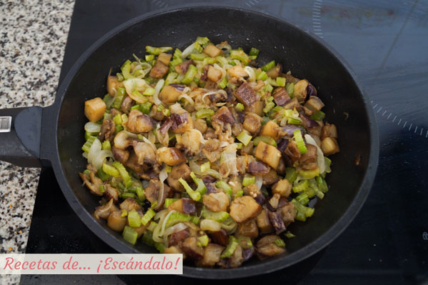 Receta de caponata siciliana de verduras